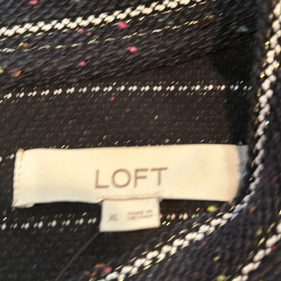 NWT Long sleeved striped dress by LOFT Size XL - Picture 8 of 9